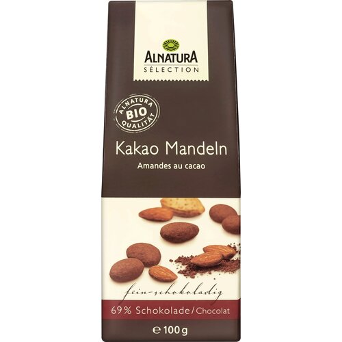 Alnatura Bio S&eacute;lection mandlji s kakavom - 100 g Cene