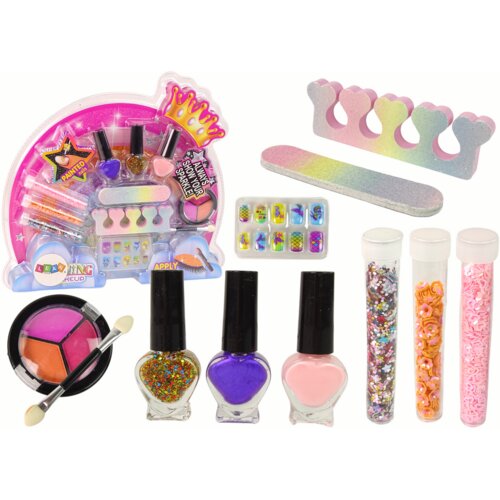 Rainbow Nail Art Makeup Set Slike