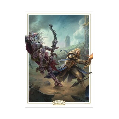 Fanattik World of Warcraft - Limited Edition Sylvanas Vs. Anduin Wrynn Art Print ( 078128 ) Cene