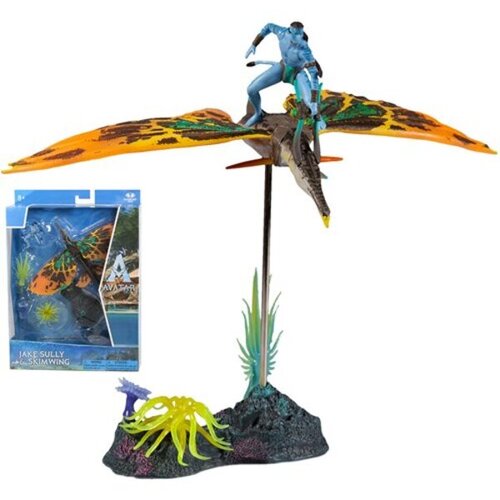 Disney Avatar: Way of Water World of Pandora Deluxe Jake Sully and Skimwing Action Figure 2-Pack, (20499149) Cene