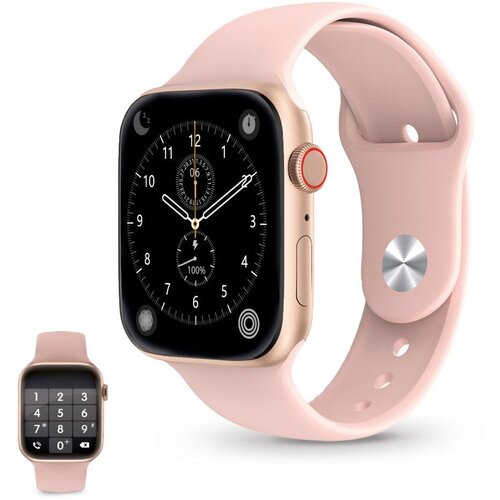 Ksix smartwatch Urban 4, 2.15&amp;rdquo; IPS zakrivljeni zaslon, 5 dana aut., IP68, roza Slike