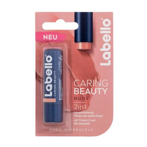 Labello Caring Beauty Nude obojeni balzam za usne 4.8 g