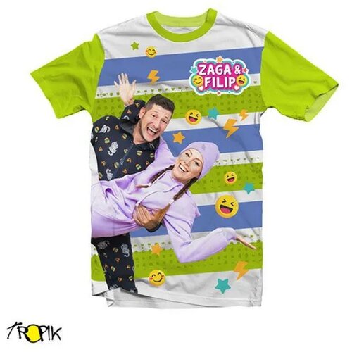 Zaga i Filip dječija majica zelena vel 04 Slike