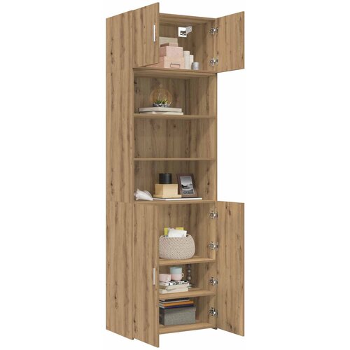  Ormar sa policama Hrast artisan 70 x 42,5 x 225 cm Slike