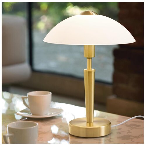 Eglo solo 1 stona lampa l./1, e14, touch, mesing-mat/bela 3E4V3Q2 Cene