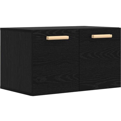 VidaXL Ormar za Zid Crni hrast 60 x 36 5 x 35 cm Konstruirano drvo - Crni hrast Slike