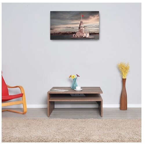 Hanah home Club sto Shp-640-Oo-1, 90x42x90 cm, Boja hrasta Cene