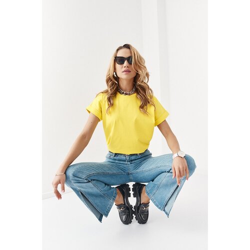 Fasardi Baggy straig jeans with zippers Slike