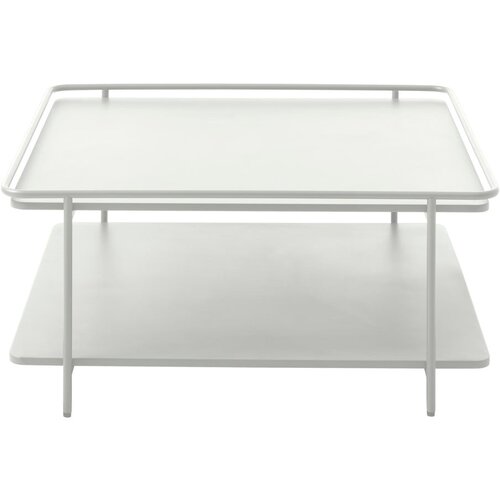 Unique Furniture Svetlo siva kovinska klubska mizica 75x75 cm Yuba &ndash; Cene