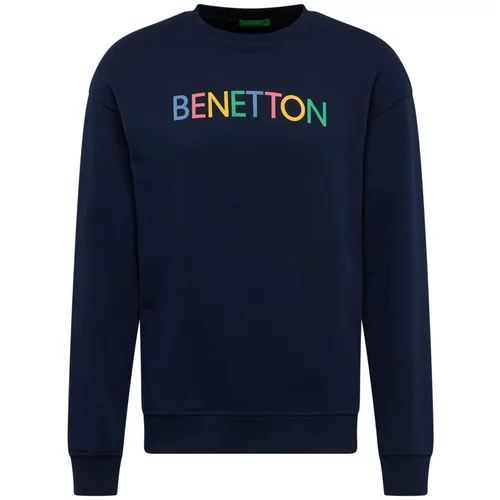 United Colors Of Benetton Majica temno modra / rumena / limeta / pitaja