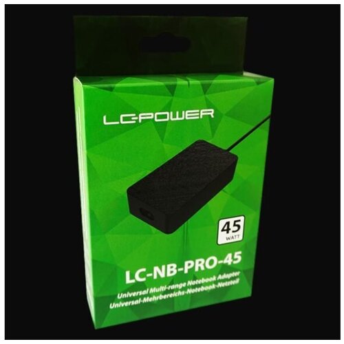 LC-Power Notebook Adaptor 45W Universal with 10 Adaptors Cene