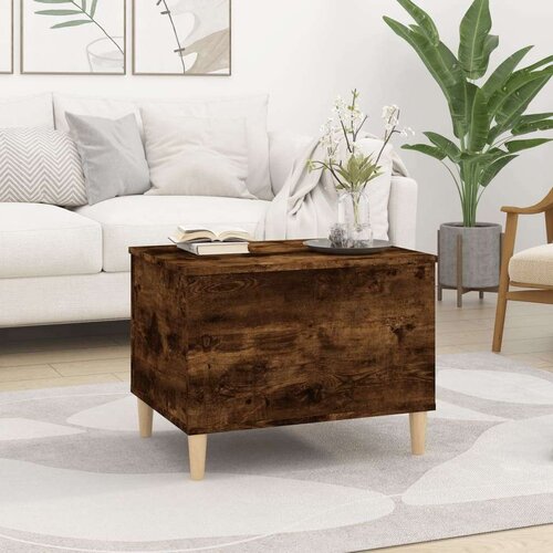  Stolić za kavu boja hrasta 60x44 5x45 cm konstruirano drvo Slike