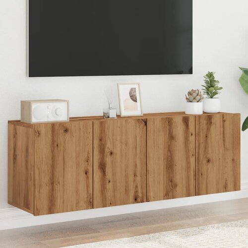 vidaXL Zidni TV ormarići 2 kom boja hrasta artisan 60 x 30 x 41 cm Cijene