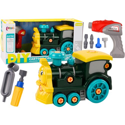 Lokomotiva za sastavljanje s alatom Locomotive - zelena Cijene