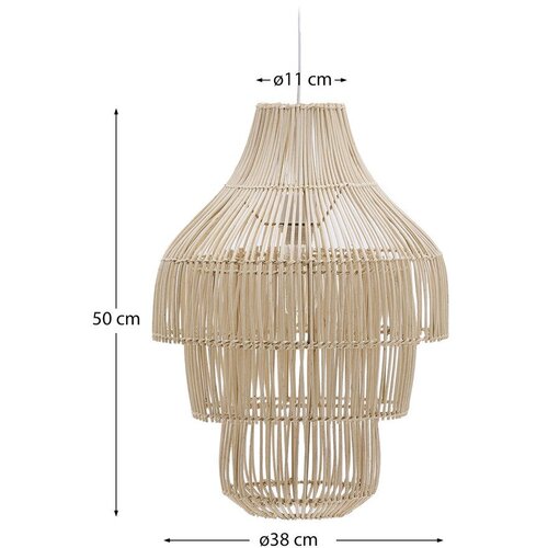 Kave Home Sjenilo od ratana u prirodnoj boji &amp;oslash; 38 cm Janoa &amp;ndash; Slike