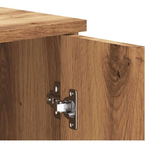 VidaXL Komoda Artisan hrast 80x36x75 cm izrađeno drvo Slike