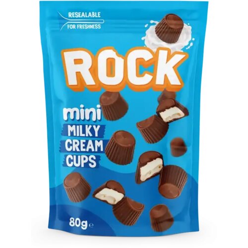 Dex Rock Biskvit ROCK Cups mini milky 80g Slike
