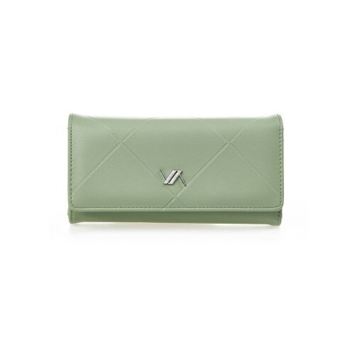 Verde Novčanik ženski pravougaoni sa &amp;scaron;tepom 1441, 19&amp;times;3.5&amp;times;10 cm pastelno zelena ( 16NZV1441FP ) Slike