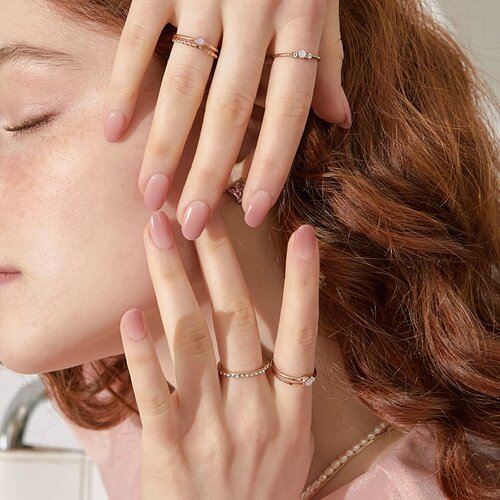 OHORA Gel Nail Sticker N Milk Rose nalepke za nohte odtenek ND-173 1 kos Slike