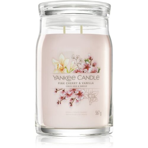 Yankee Candle Pink Cherry &amp;amp; Vanilla mirisna svijeća Signature 567 g Slike