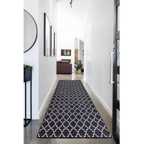 Conceptum Hypnose tepih kupa, pravougaoni, 80x120 cm, crno-beli Cene