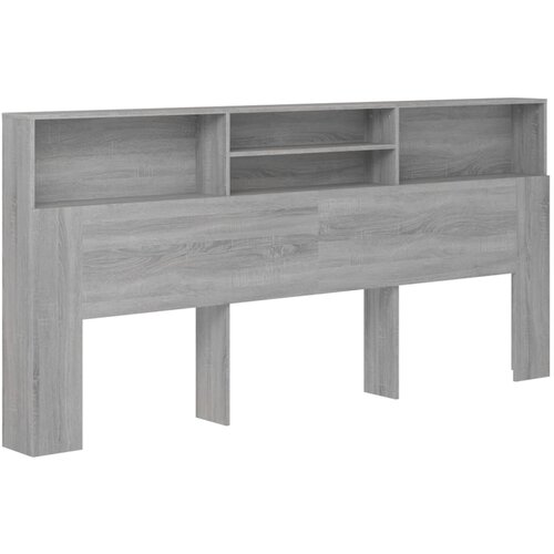 Maison Chic vzglavna omarica - nočna omarica - posteljna omarica siva sonoma 220x19x103,5 cm, (21705609) Slike