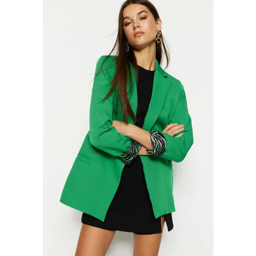 Trendyol Blazer - Green - Regular fit