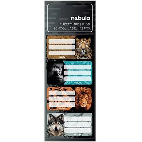 NEBULO Nebulo: Komplet 12 nalepk za zvezke z divjimi živalmi Cene