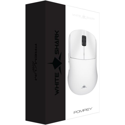 Eshark White Shark Pompey WGM-9014 bežični gaming mi&amp;scaron;, bijeli Slike