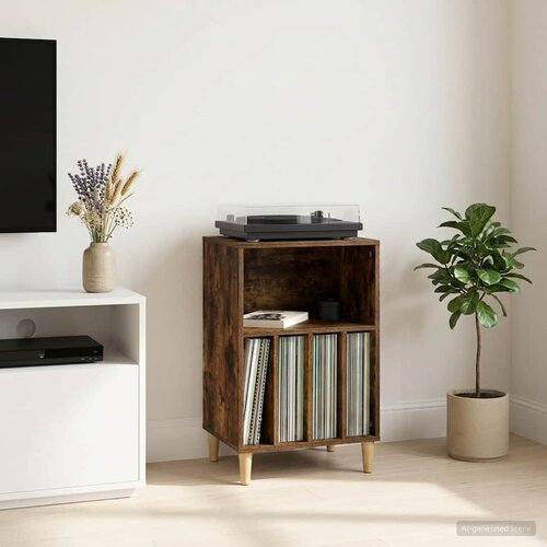  Stalak za gramofon Dimljeni hrast 47 x 39,5 x 74,5 cm Cijene