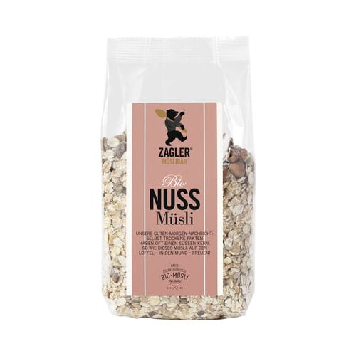 ZAGLER MÜSLIBÄR Bio muesli z oreščki Cene