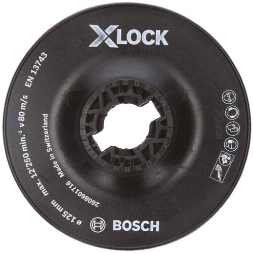 Bosch x-lock potporni tanjir 125 mm, grub - 2608601716 Slike