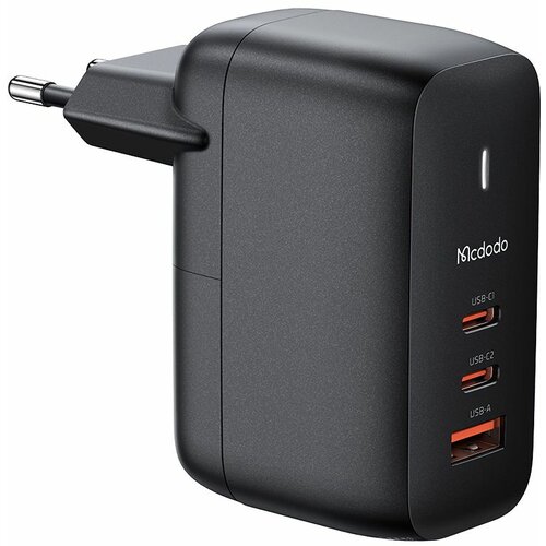 McDodo CH-0291 zidni Punjač 65W, DUAL TIP-C+USB-A KONEKTORI Slike