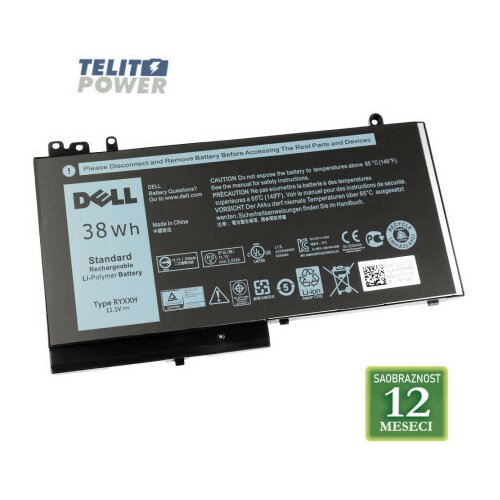 Telit Power baterija za laptop DELL Latitude 12 E5250 / RYXXH 11.1V 38Wh ( 2735 ) Slike