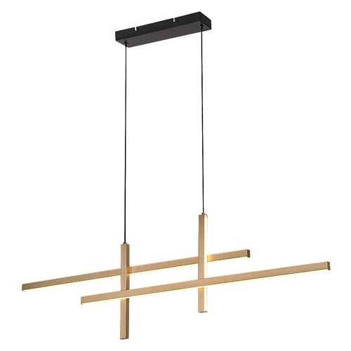 Rabalux visilica Severine, LED, 40W, 3000K, 117cm, Zlatno-crne boje Slike