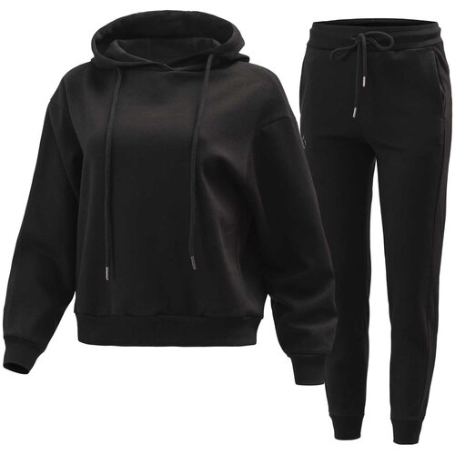 BRILLE ženska komplet trenerka frida hoody, crna Cene