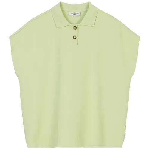 Marc O'Polo Denim Majica rjava / svetlo zelena