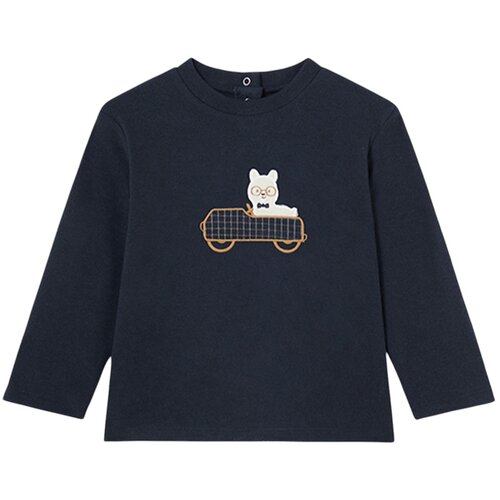 Mayoral majica z dolgimi rokavi navy Cene