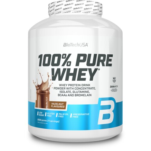 BioTech USA 100% Pure Whey 2kg lešnik Cene