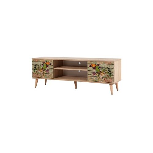 HANNAH HOME TV komoda Truva Hrast Slike