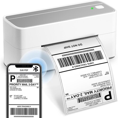 INF Bluetooth termični tiskalnik 203 dpi 150mm/s 108mm USB+BT Labelife White + Silver, (5000309292) Cene