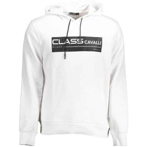 Cavalli Class SWEATSHIRT WITHOUT ZIP MAN WHITE Cene