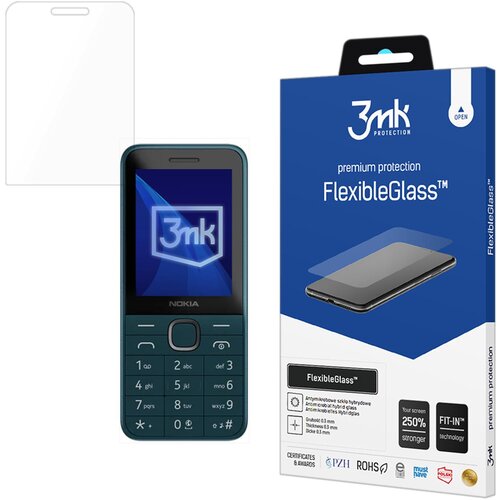 BZ 3MK kaljeno steklo flexibleglass za nokia 225 4G 2024 visoka odpornost, (5000025204) Cene
