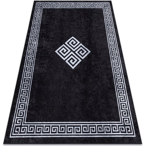 RugsX Preproge MIRO 52071.804 pralna preproga Okvir, gr&scaron;ki proti 120x170 cm Črna Cene