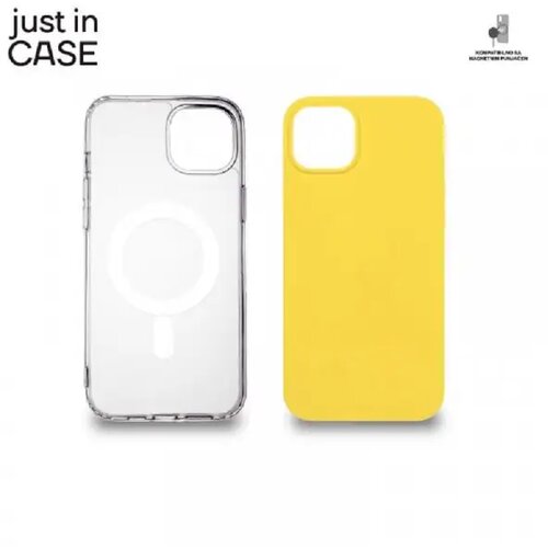 Just In Case 2u1 Extra case MAG MIX paket maski za telefon ŽUTI za iPhone 14 Plus Cene