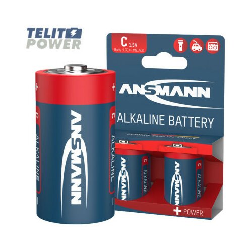 Ansmann - blister alkalna baterija 1.5V LR14 (C) ( 4423 ) Slike