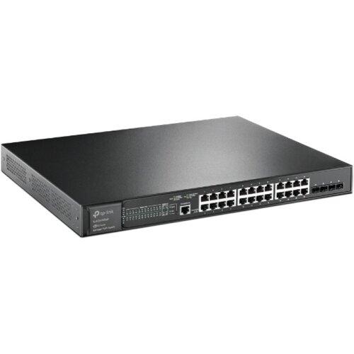 Tp-link JetStream 24-Port Gigabit PoE+ stikalo z 4-Port 10GE SFP+ L2+ Cene