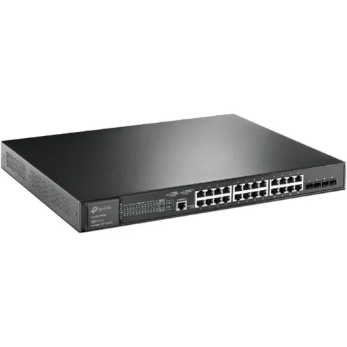 Tp-link JetStream 24-Port Gigabit PoE+ stikalo z 4-Port 10GE SFP+ L2+