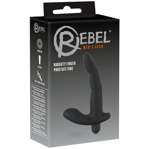 Rebel Naughty Finger - vibrator za prostatu (crni) Cijene
