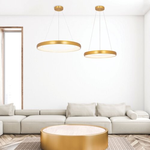  Zambelis 2046 - LED prigu&amp;scaron;iva viseća lampa na sajli LED/30W/230V prečnik 40 cm zlatna Slike